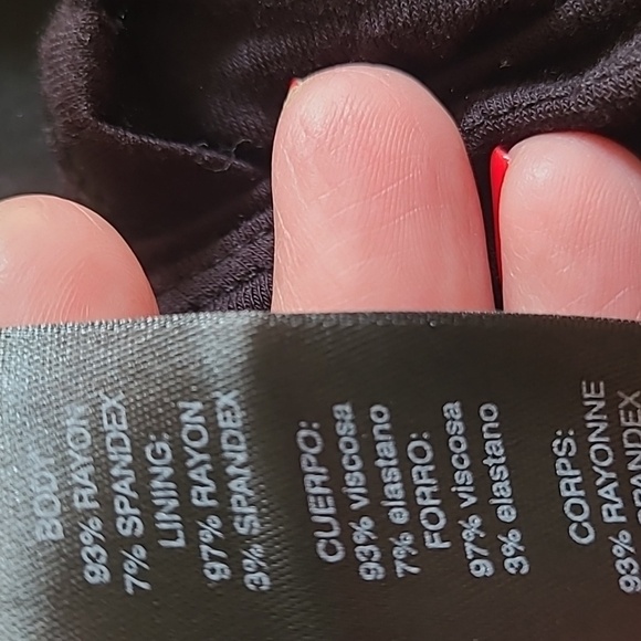 WHBM Black Knit Dress Size Large - Picture 6 of 6